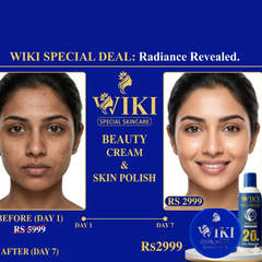 Wiki Special Skincare Beauty Cream & Skin Polish – Ultra Whitening Set | RS 2999