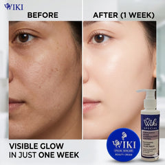Wiki Special Beauty Cream and Face Wash Combo for glowing skin in Pakistan
