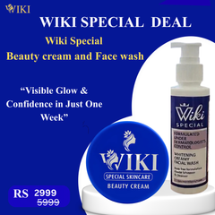Wiki Special Beauty Cream & Whitening Face Wash Combo